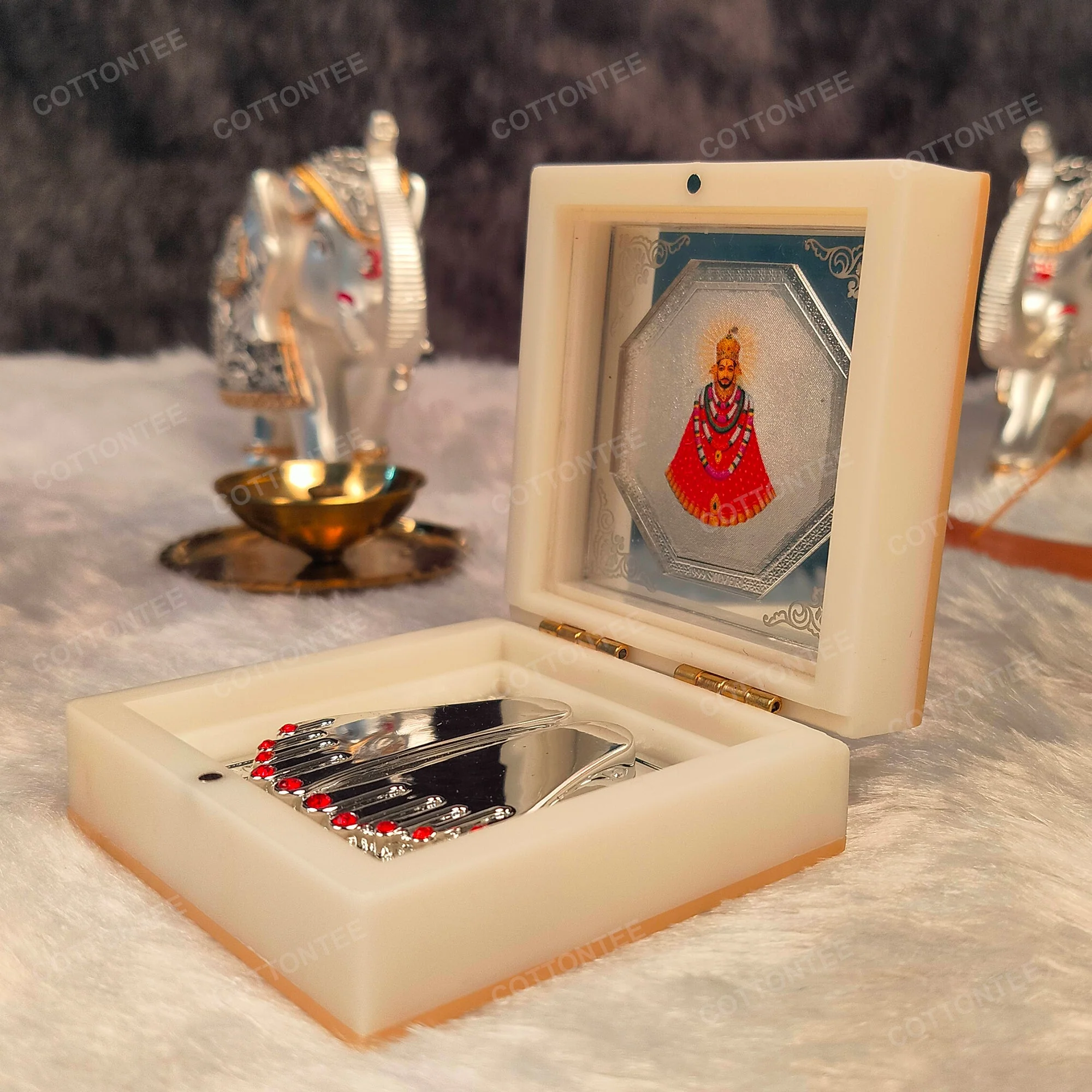Khatu shyam Ji white Pocket Temple - Image 2