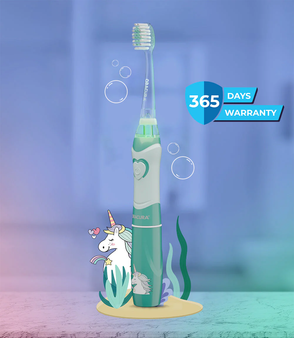 Kid-Friendly Combo KSB100 Kids Sonic Electric Toothbrush - Image 5
