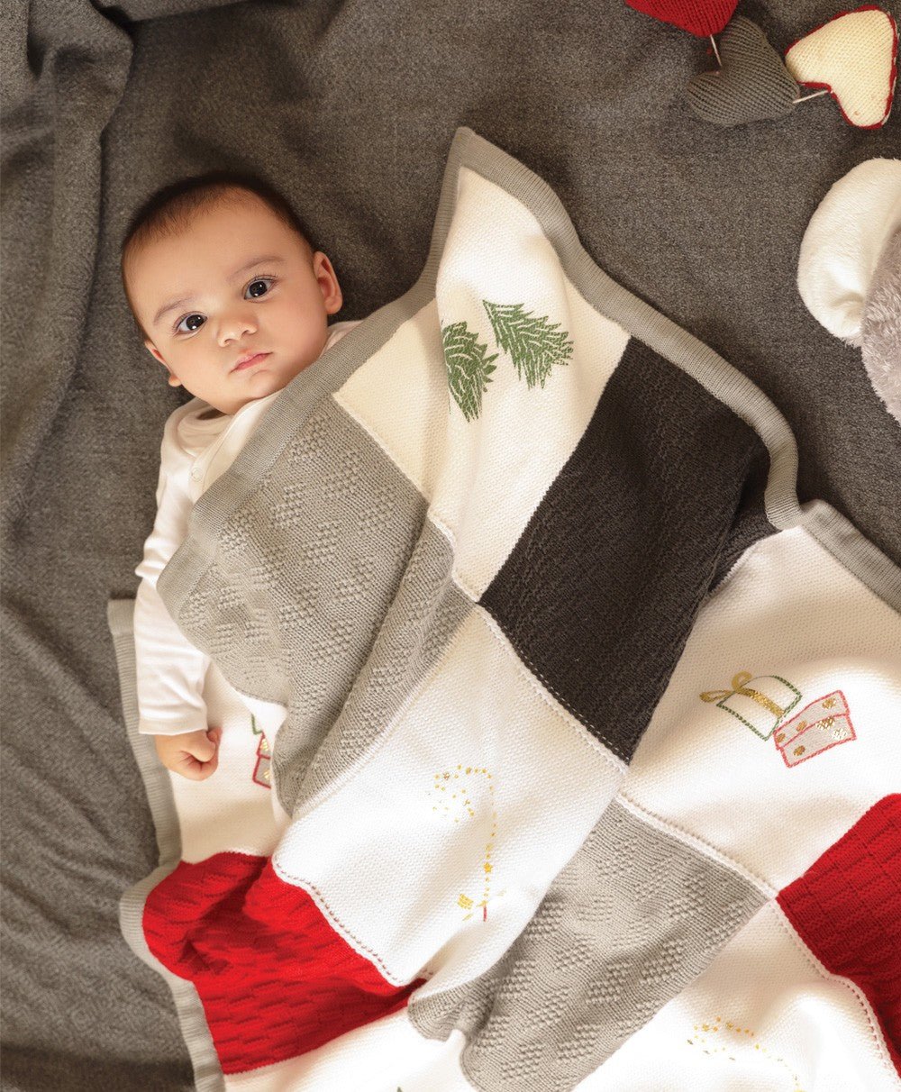 Kiddo Knitted Baby Blanket Cotton - Image 2
