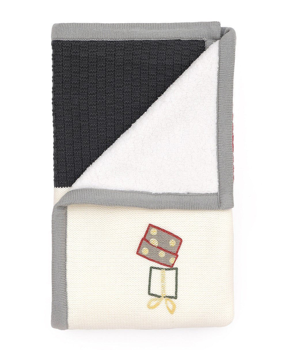 Kiddo Knitted Baby Blanket Cotton - Image 5