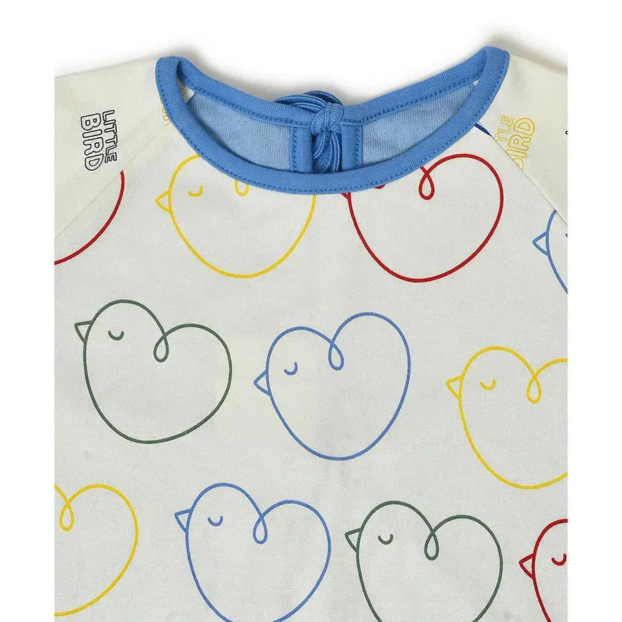 Kids Apron With Little Bird Print - Image 5