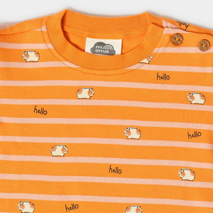 Kids Printed Baby Sweatshirt & Pyjama Set - Image 5