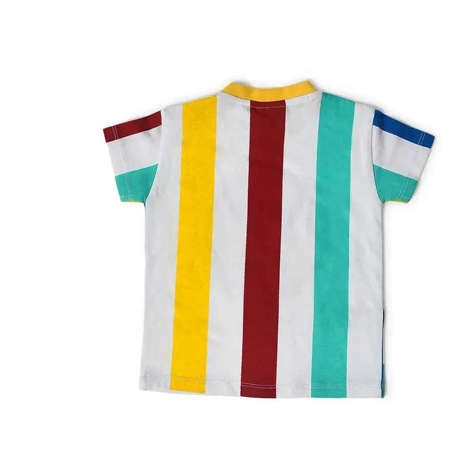 Kids Shorts & T-Shirt For Baby With Love Emoji Print - Image 3