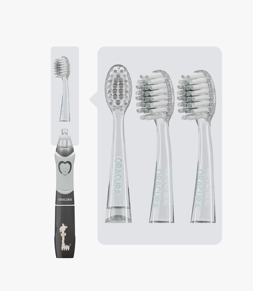 Kids Sonic Brush Heads For KSB100 (Pack of 3) - Image 6