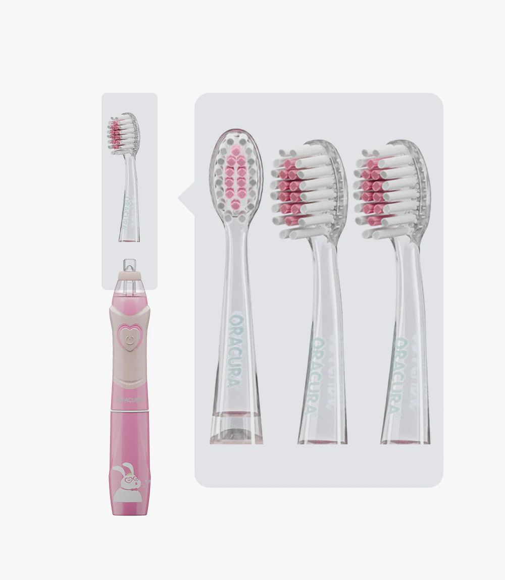 Kids Sonic Brush Heads For KSB100 (Pack of 3) - Image 8