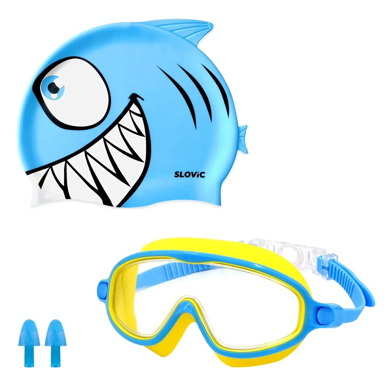 Kids Swimming Goggles & Cap