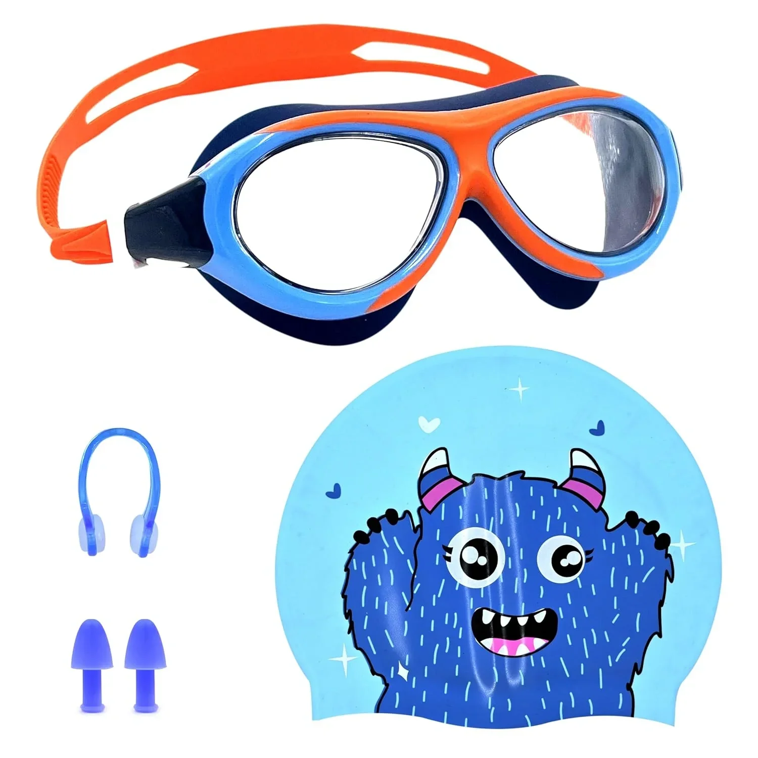 Kids Swimming Goggles & Cap - Image 15