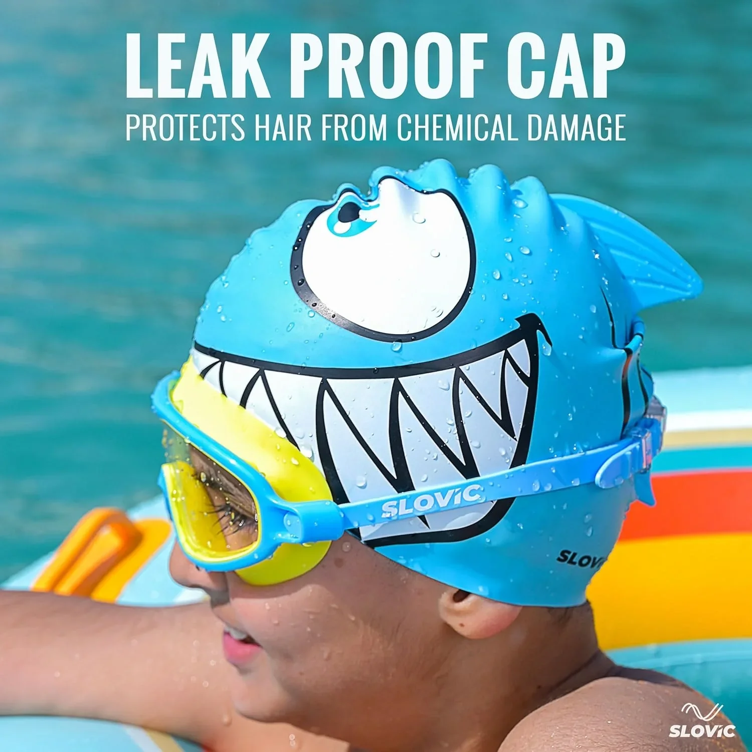 Kids Swimming Goggles & Cap - Image 4