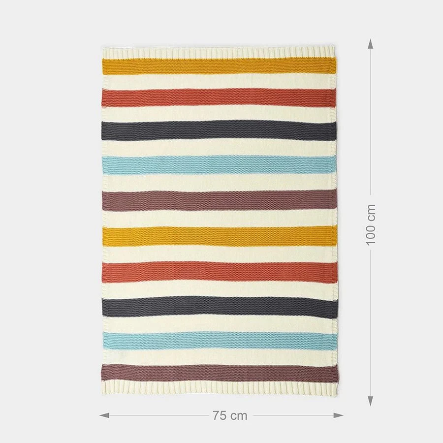 Kids Ultra Soft Purl Knitted Infant Blanket - Image 3