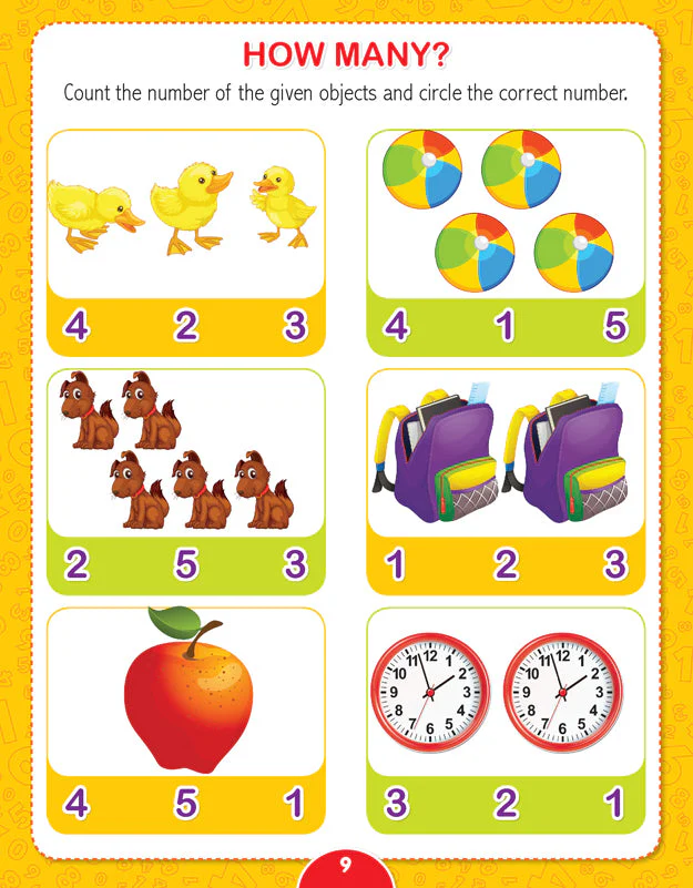 Kindergarten Maths Worksheets - Image 5