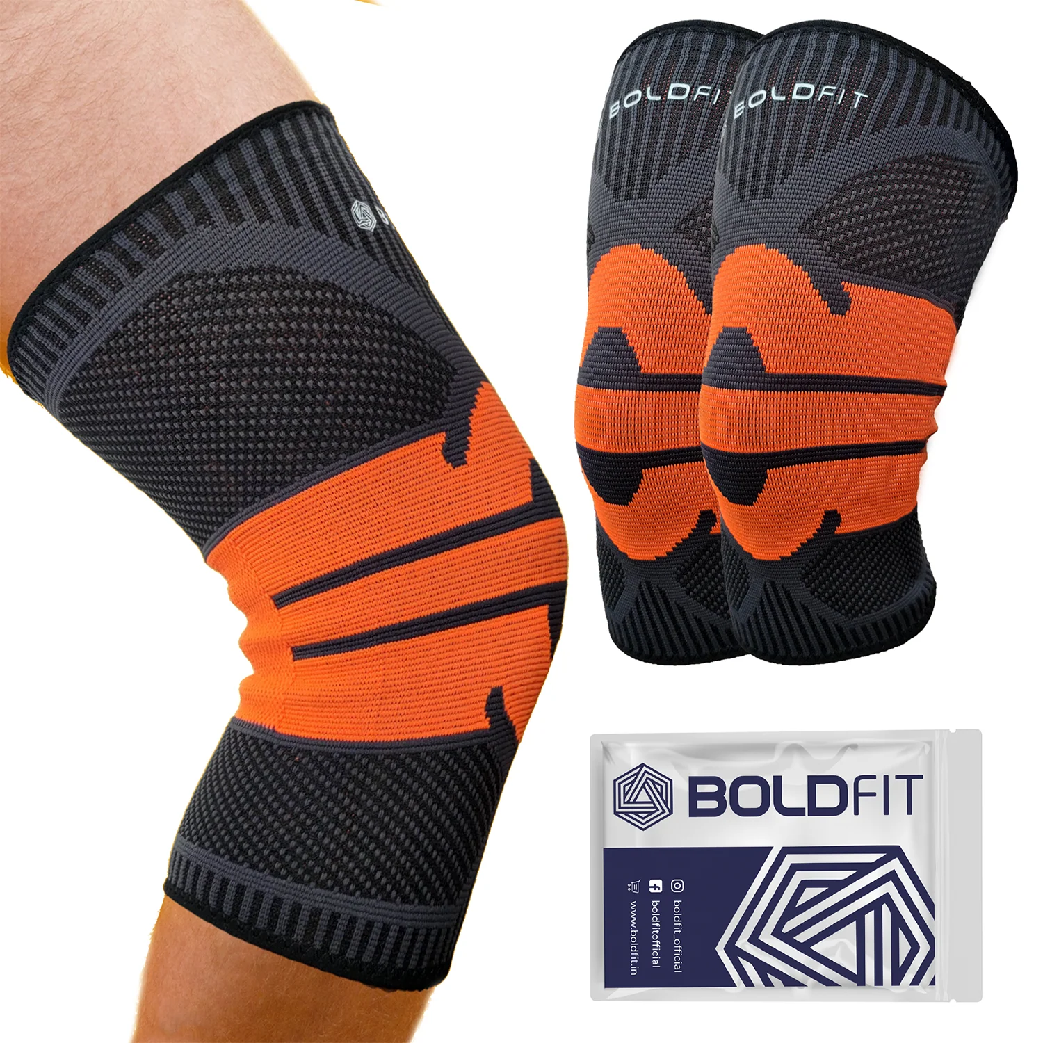 Knee Support Braces - Pair of 1