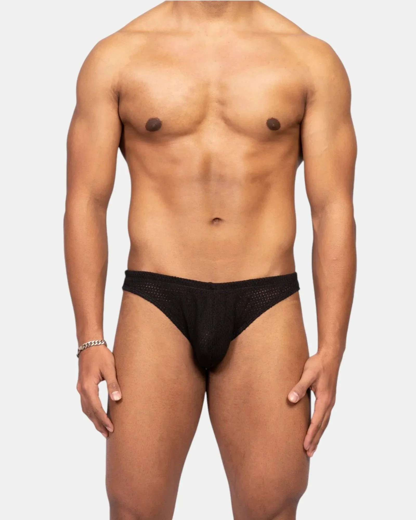 Knit Crochet Brief /Black - Image 18
