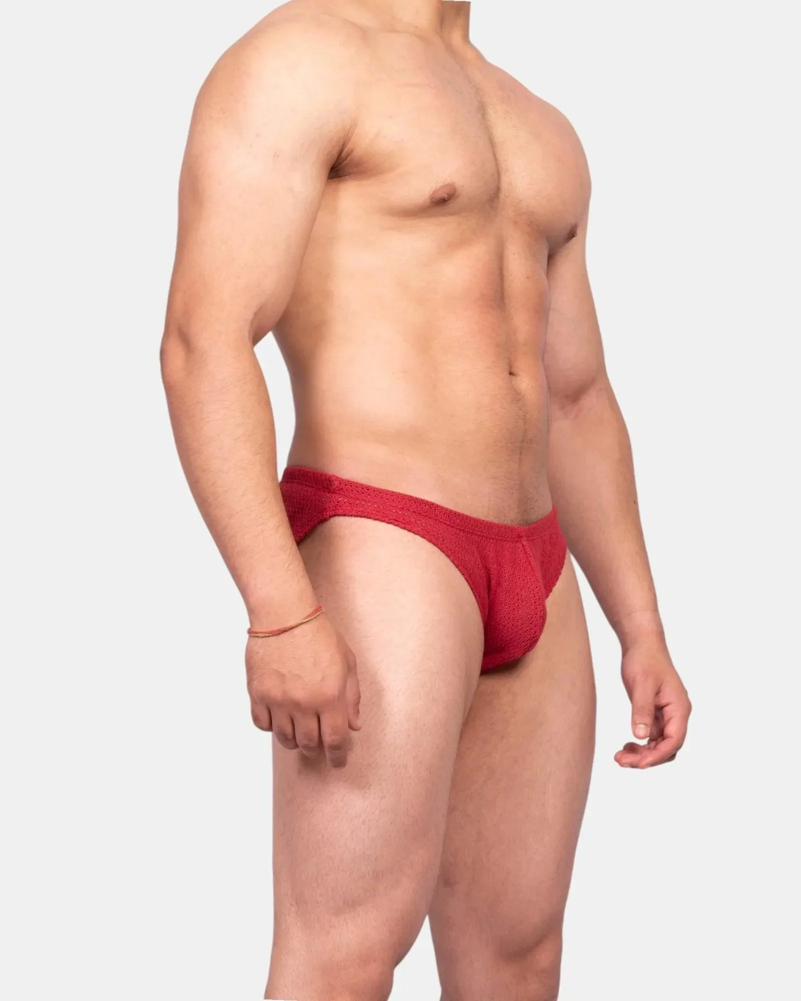 Knit Crochet Brief /Viva Magenta - Image 2