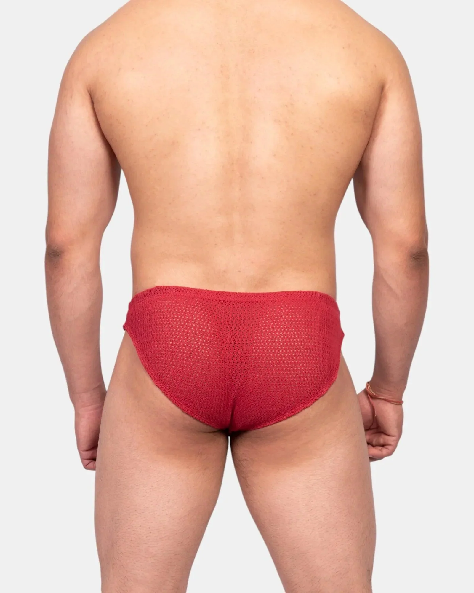 Knit Crochet Brief /Viva Magenta - Image 3