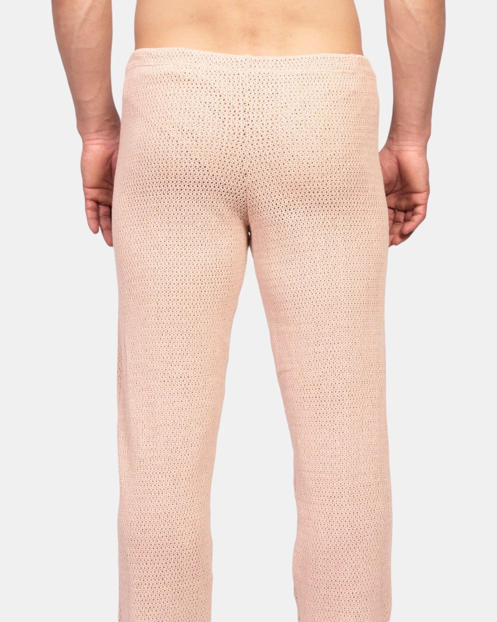 Knit Crochet Pants /Ivory Cream - Image 3