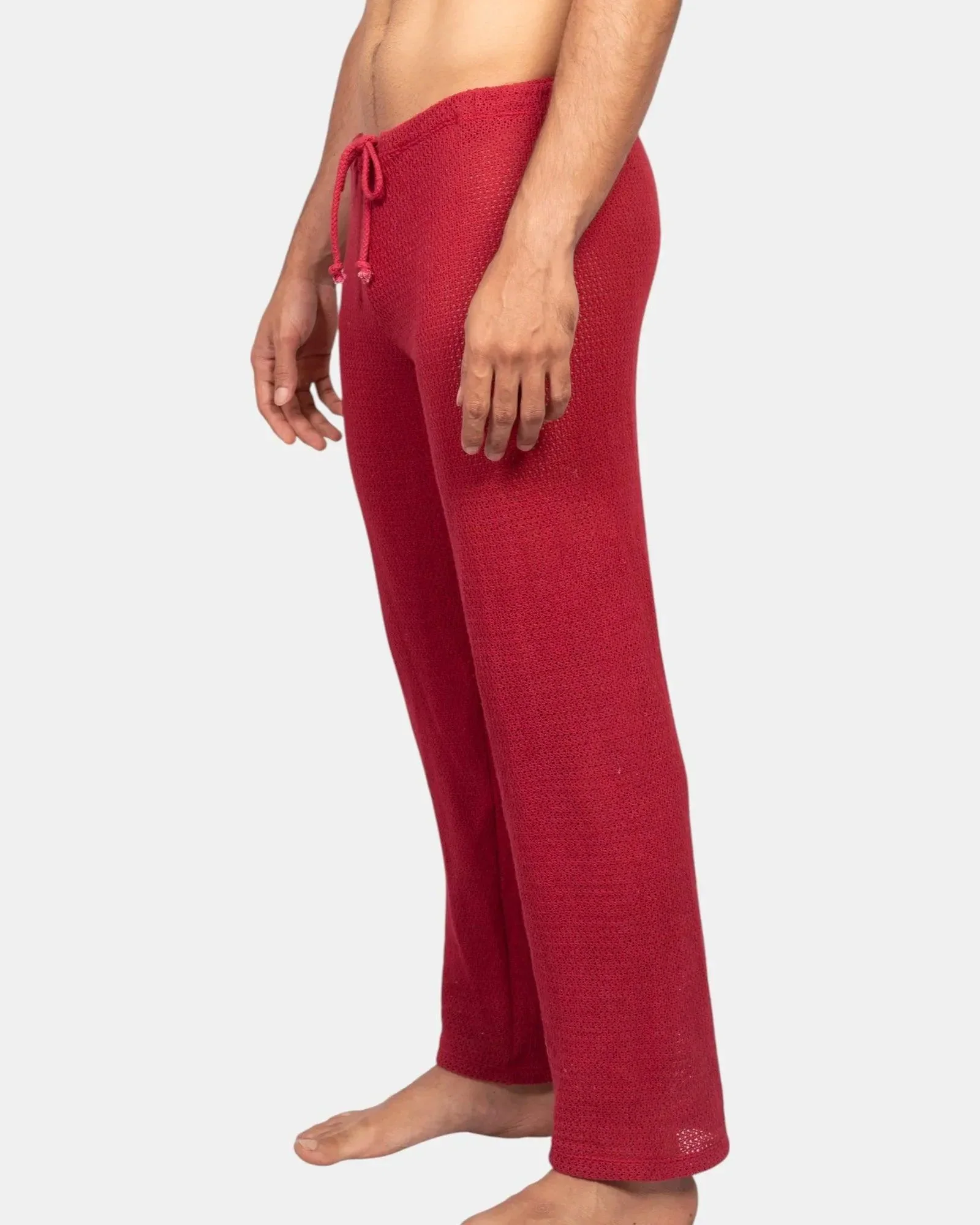 Knit Crochet Pants /Viva Magenta - Image 4