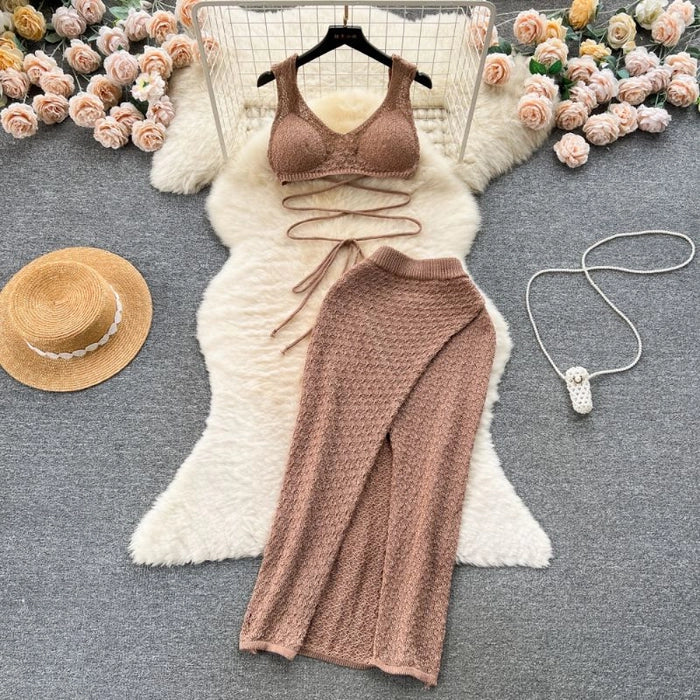Knitted Padded Beachwear