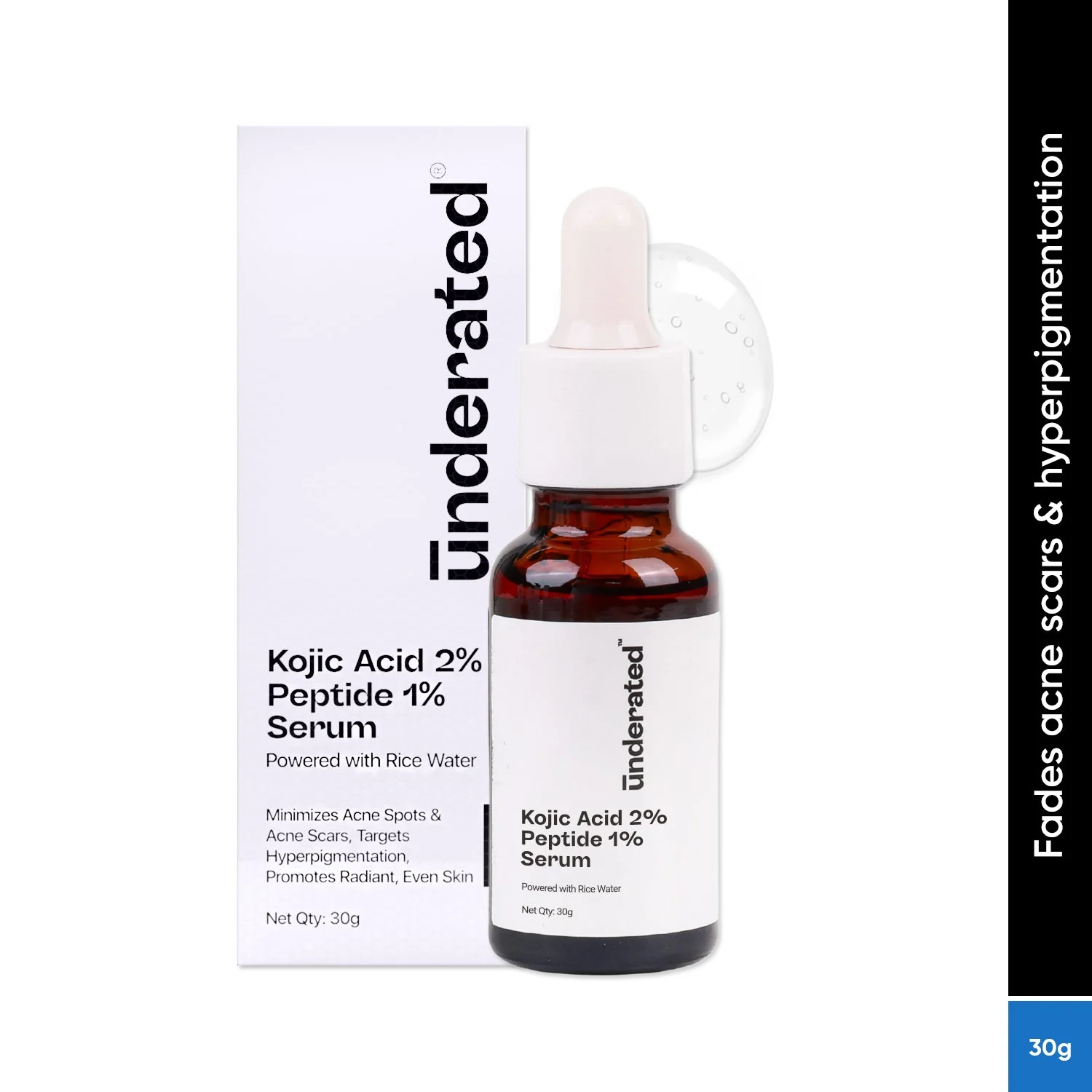 Kojic Acid 2% + Peptide 1% Serum - 30g | Treats Hyperpigmentation & Acne Scars - Image 3