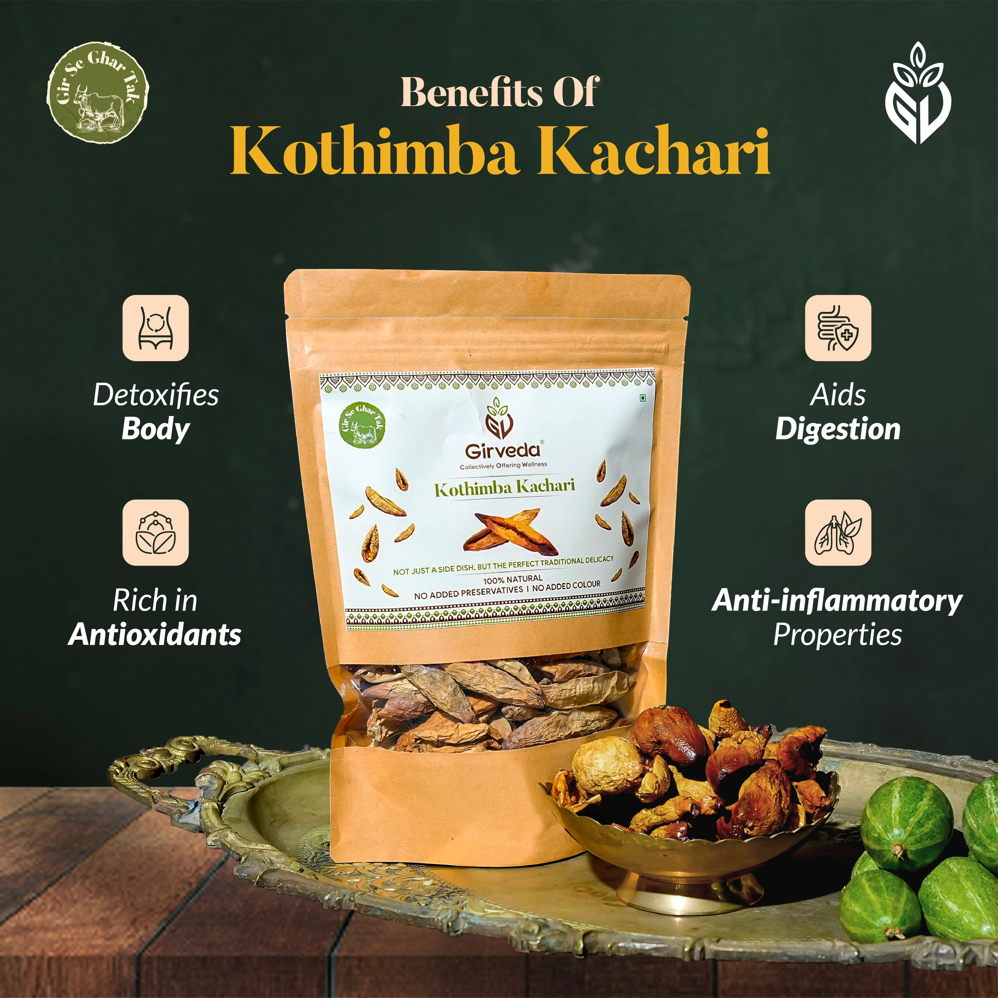 Kothimba (Cucumber) Kachari 100Gm - Image 2