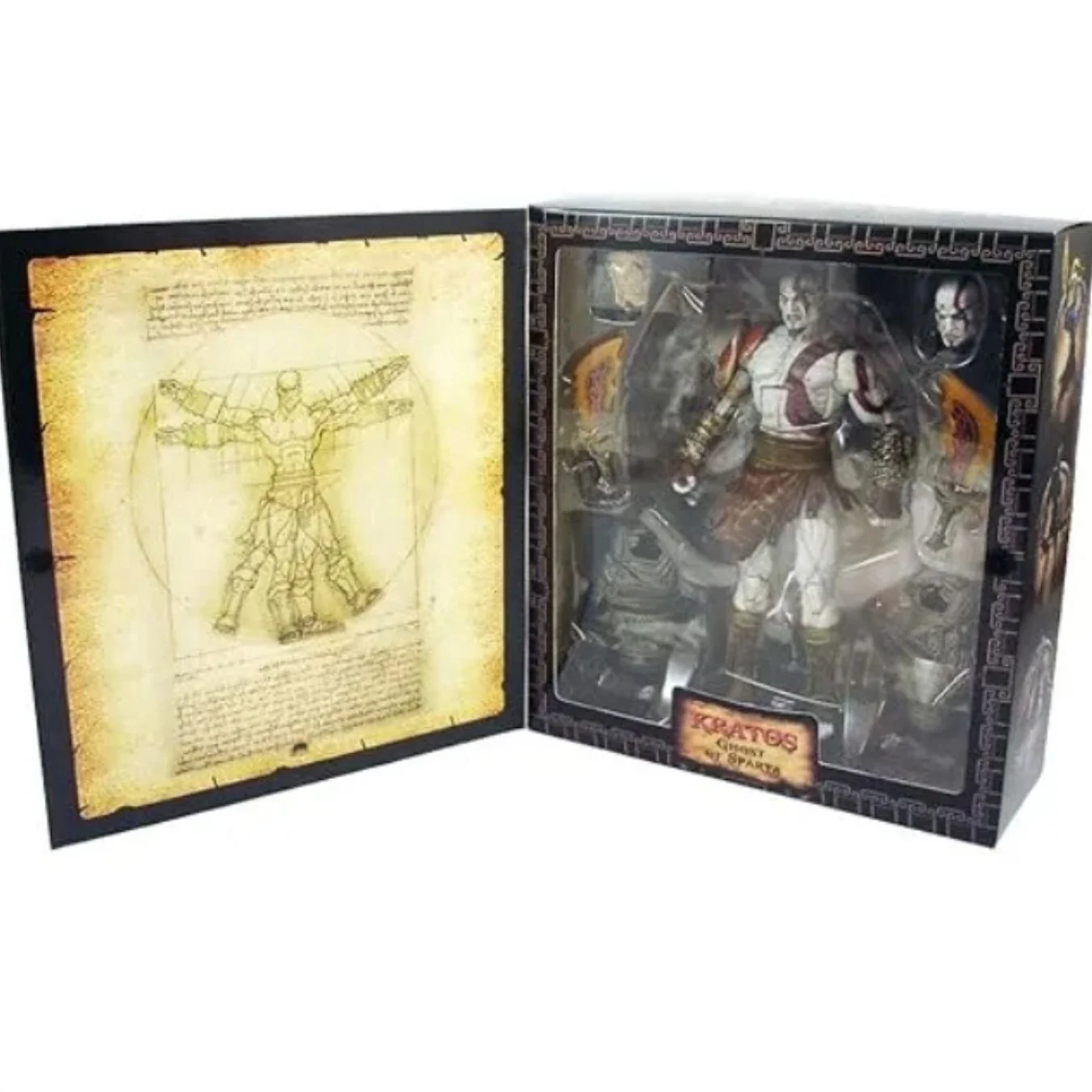 Kratos - Ghost of Sparta (20 cm) | Poseable Figure with replaceable accessories | Brand - Neca - Image 6