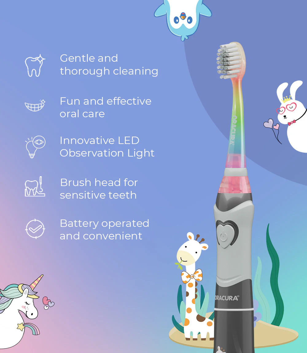 KSB100 Kids Sonic Battery Operated Electric Toothbrush - Image 6