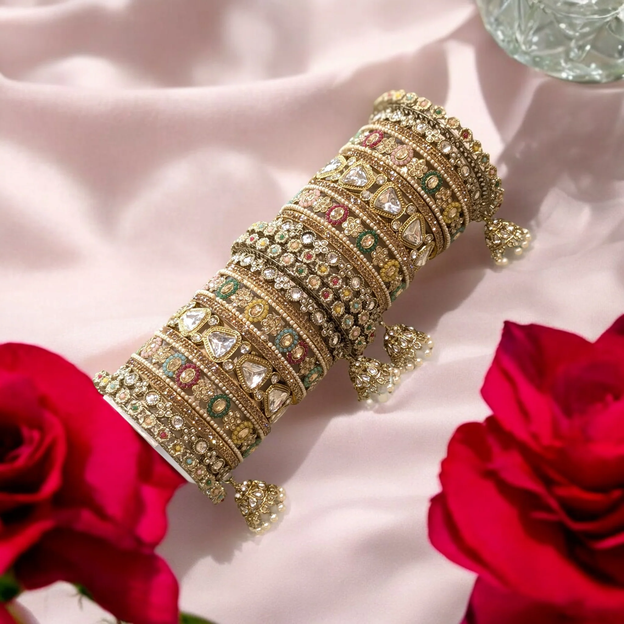 KUNDAN BRIDAL BANGLES - Image 2