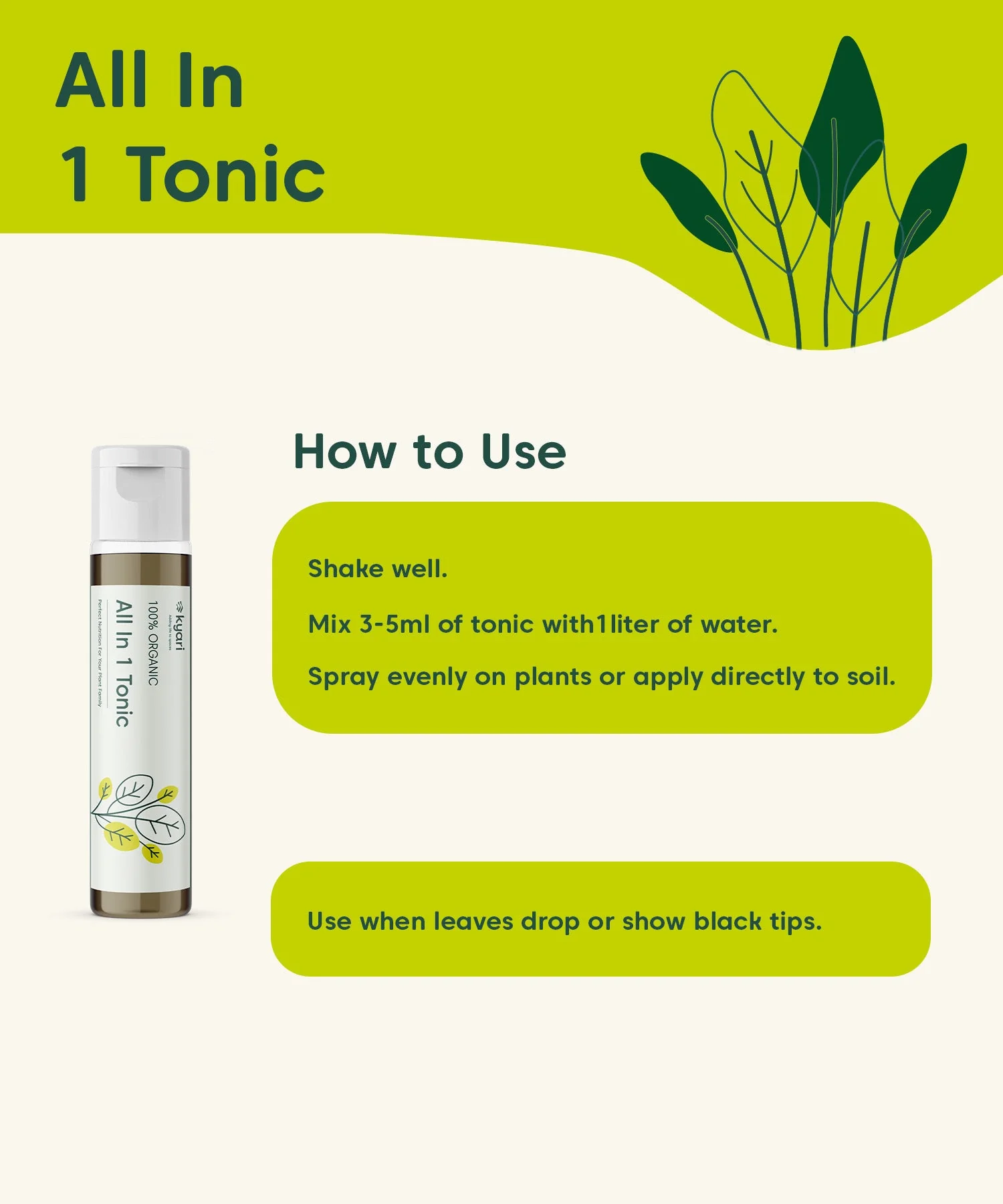 Kyari 5 in 1 Plant Care Kit - 5 Organic Boosters - Image 9