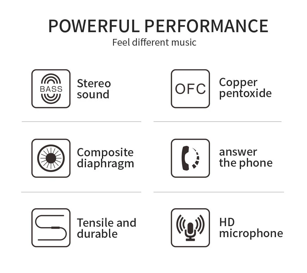 La' Forte Earphone Powerful Heavy Bass, High Definition (Pack of 2) - Image 5