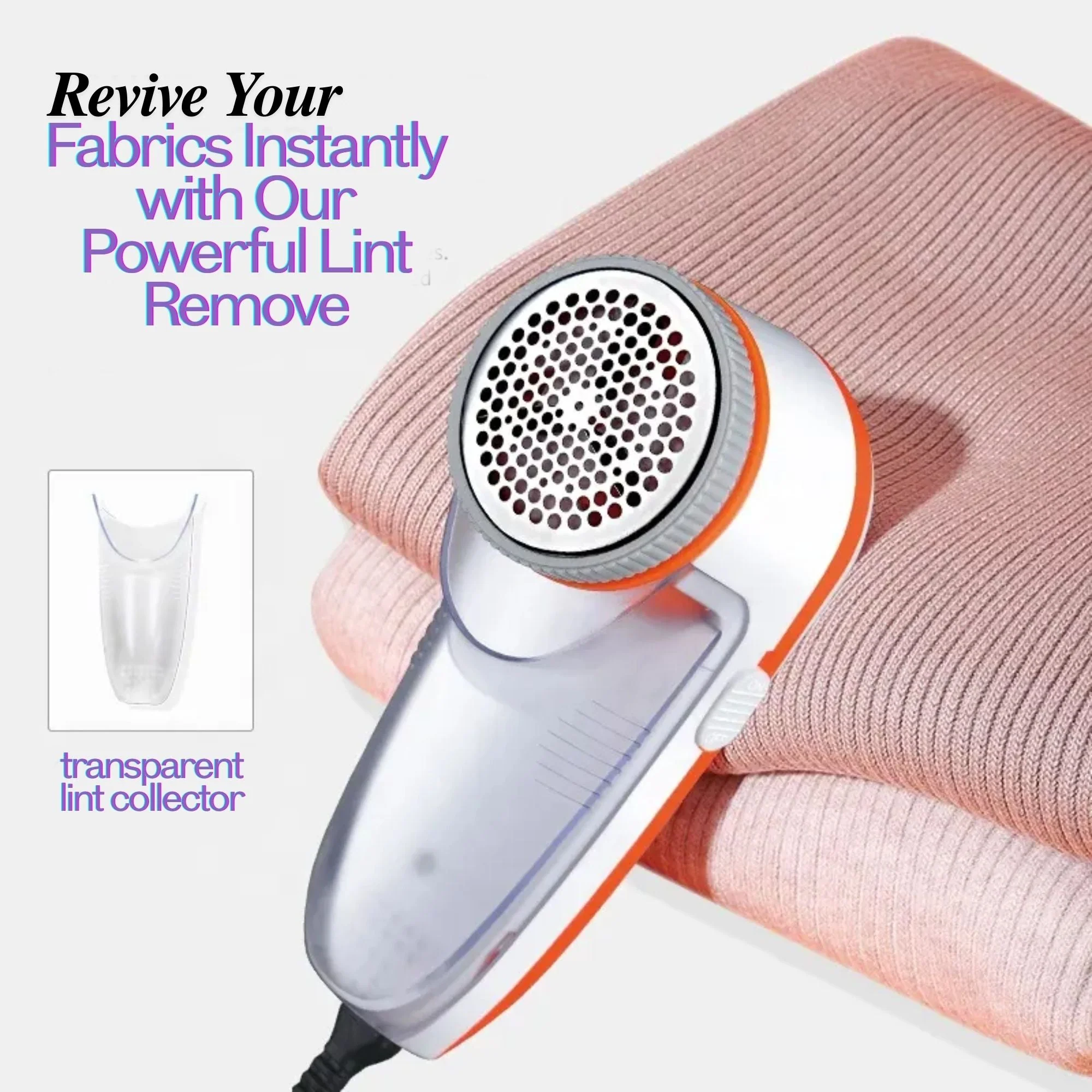 LA' FORTE Fabric Shaver & Lint Remover – Revive Your Clothes and Fabrics Instantly - Image 3