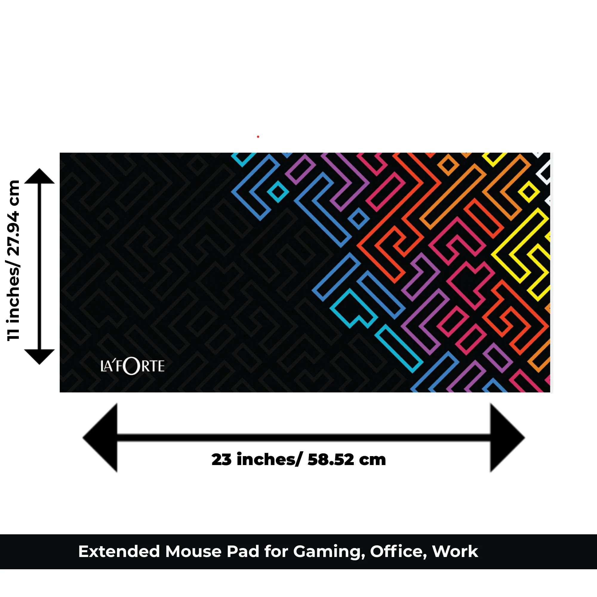 LA' FORTE Gaming Large Mouse Pad (3mm Thickness) (11 inches X 23 inches) - Image 6