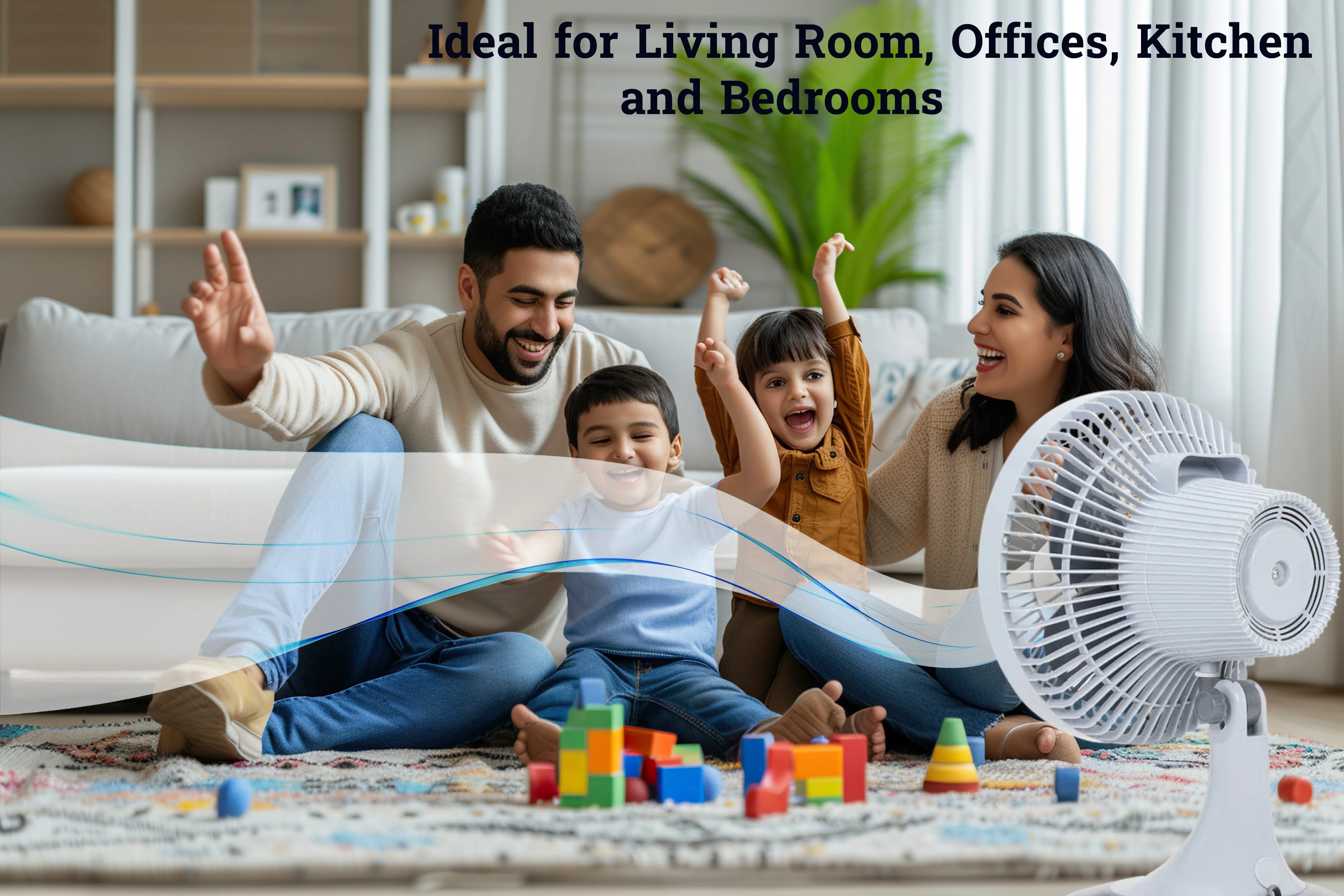 LA' FORTE High Speed Electric Table Fan - 225 mm/50 W - Image 6