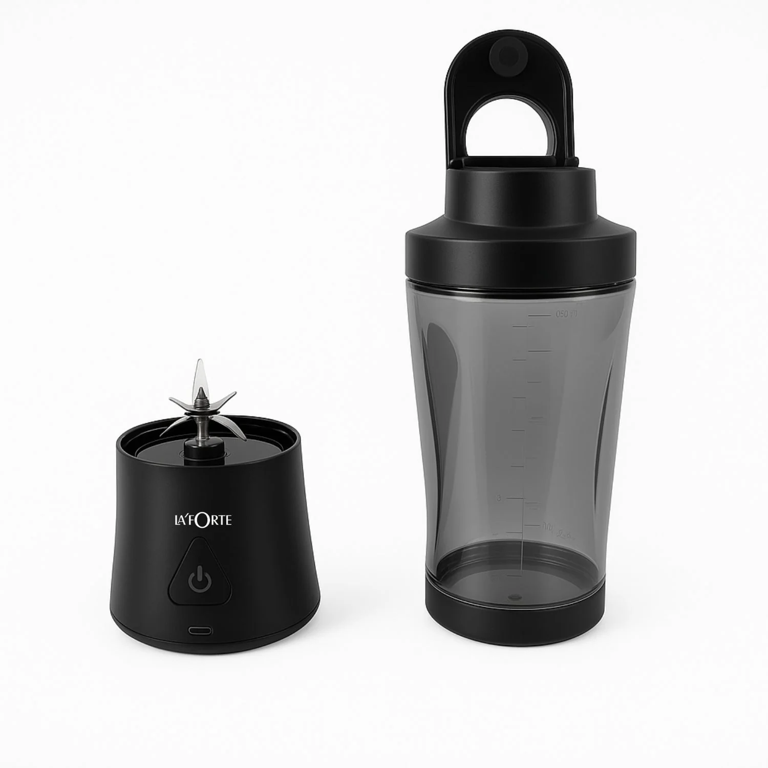 LA’ FORTE Portable Blender | 600ml Cup | 360W Powerful DC Motor | 6000mAh Rechargeable Battery | High-Speed Smoothie Maker | Travel-Friendly Juicer Mixer for Smoothies, Shakes & Juices - Image 3