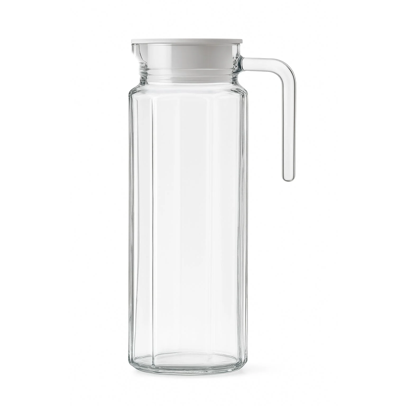 LA’ FORTE Premium Glass Water Jug with Lid | Lead-Free Borosilicate Glass Pitcher for Hot & Cold Beverages | Available in 3 Elegant Designs (1 L / 1.3 L) - Image 2