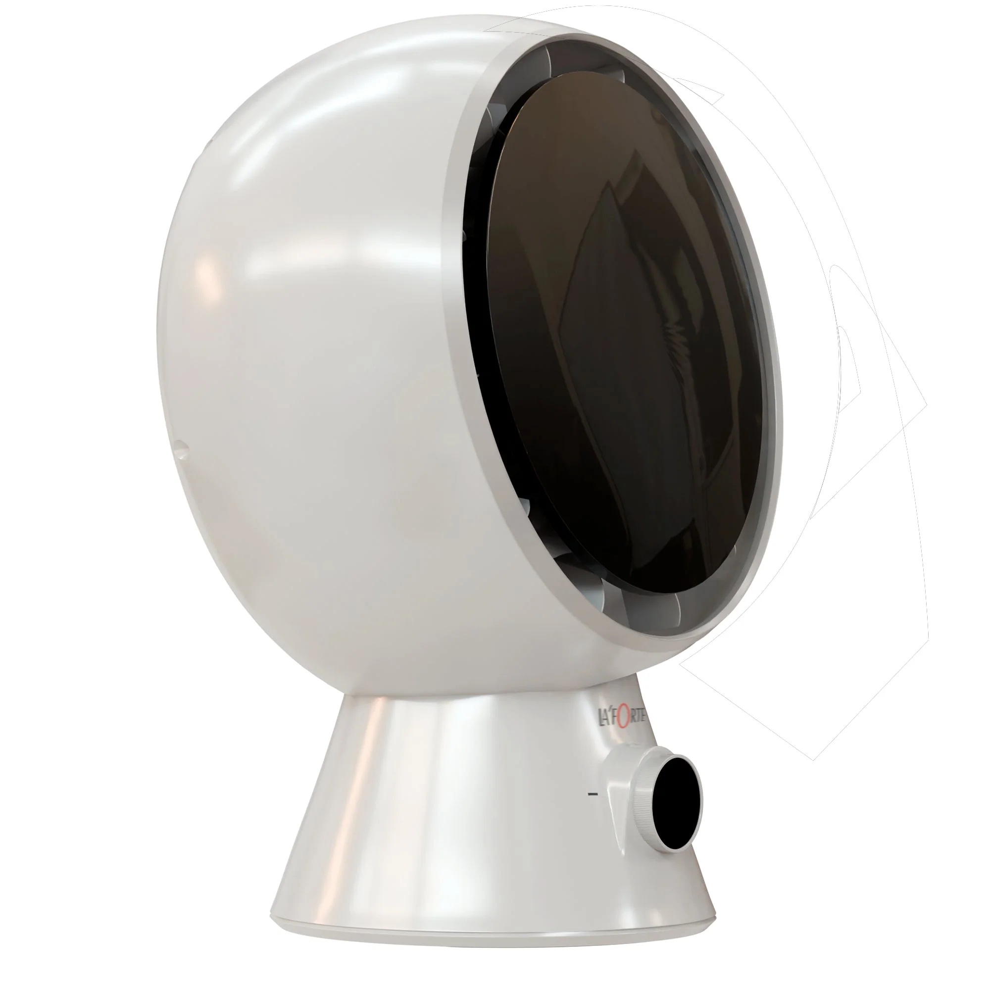 LA' FORTE Robo Cool 5W Mini Desk Fan | Rechargeable, Quiet, Auto-Rotation | 3 Speeds, 4000mAh Battery - Image 2