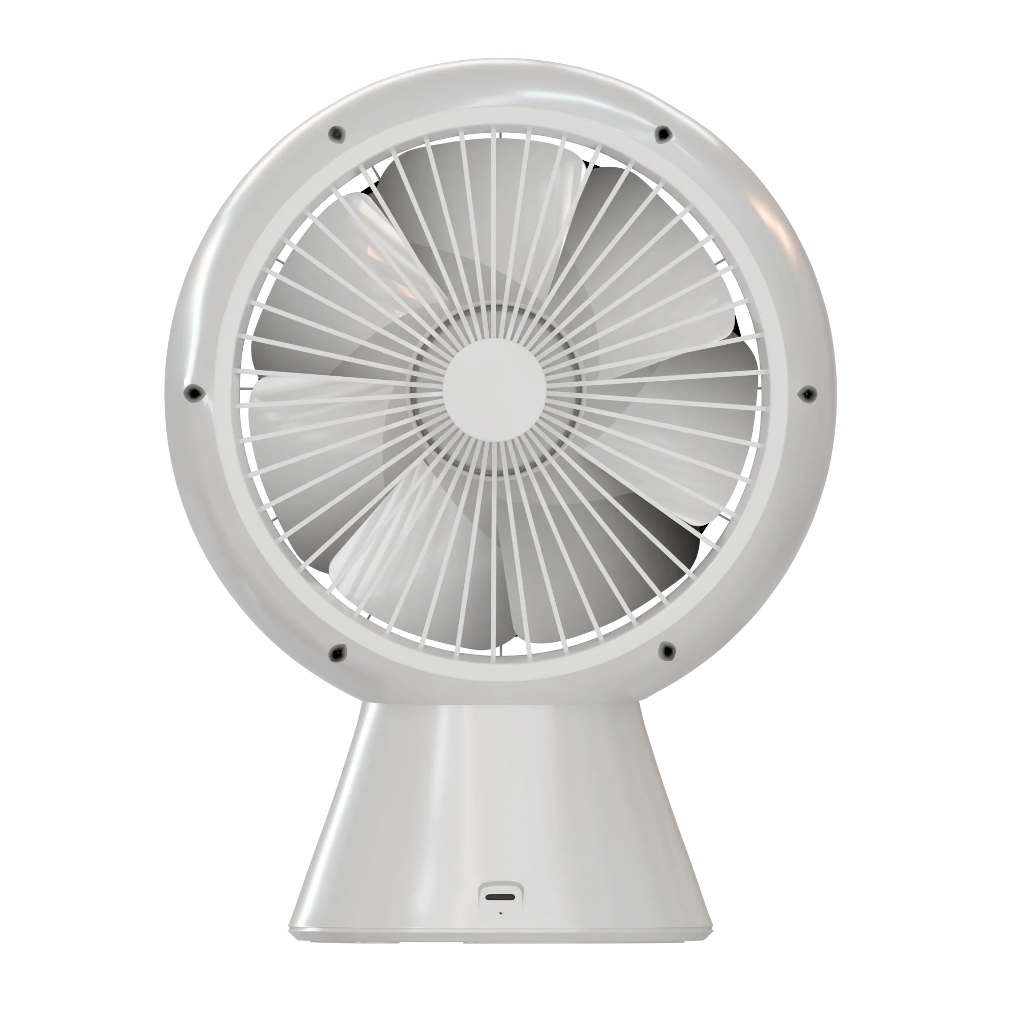 LA' FORTE Robo Cool 5W Mini Desk Fan | Rechargeable, Quiet, Auto-Rotation | 3 Speeds, 4000mAh Battery - Image 4