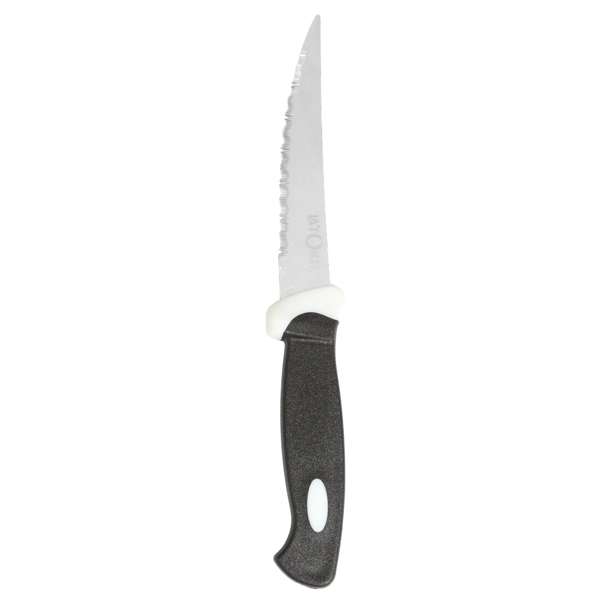 La Forte Stainless Steel Kitchen Knife Set with Soft Grip, 3-Pieces (Black) - Image 4