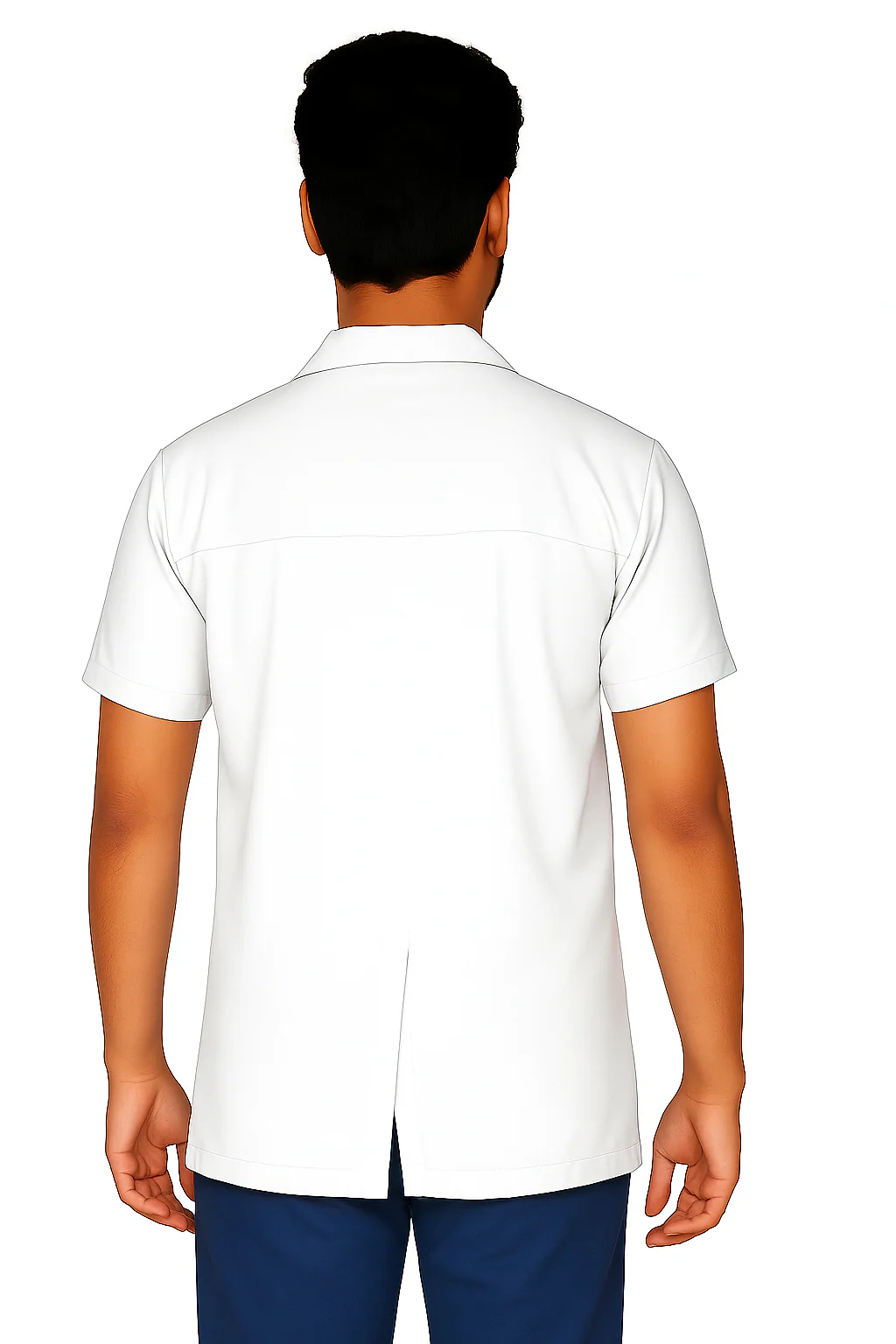 Lab Coat Male - White - Image 2