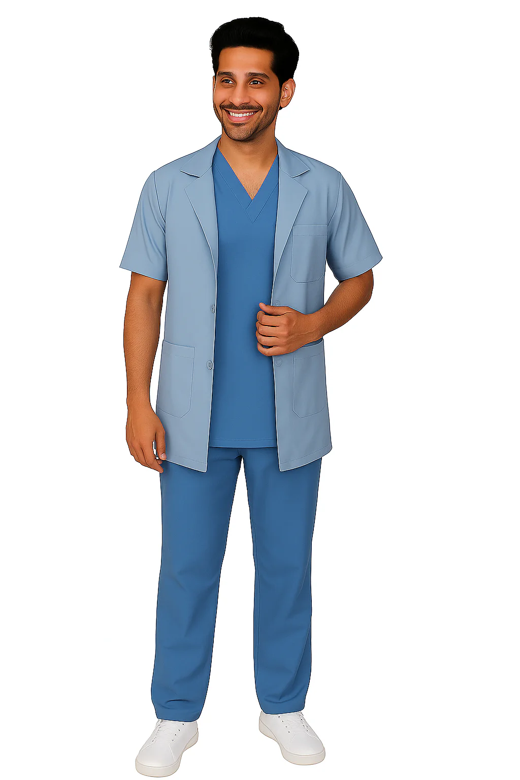 Lab Coat Unisex - Light Blue