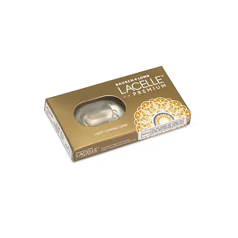 Lacelle Pemium BLUE Color powered Contact Lens 1 Lens Box - Image 4