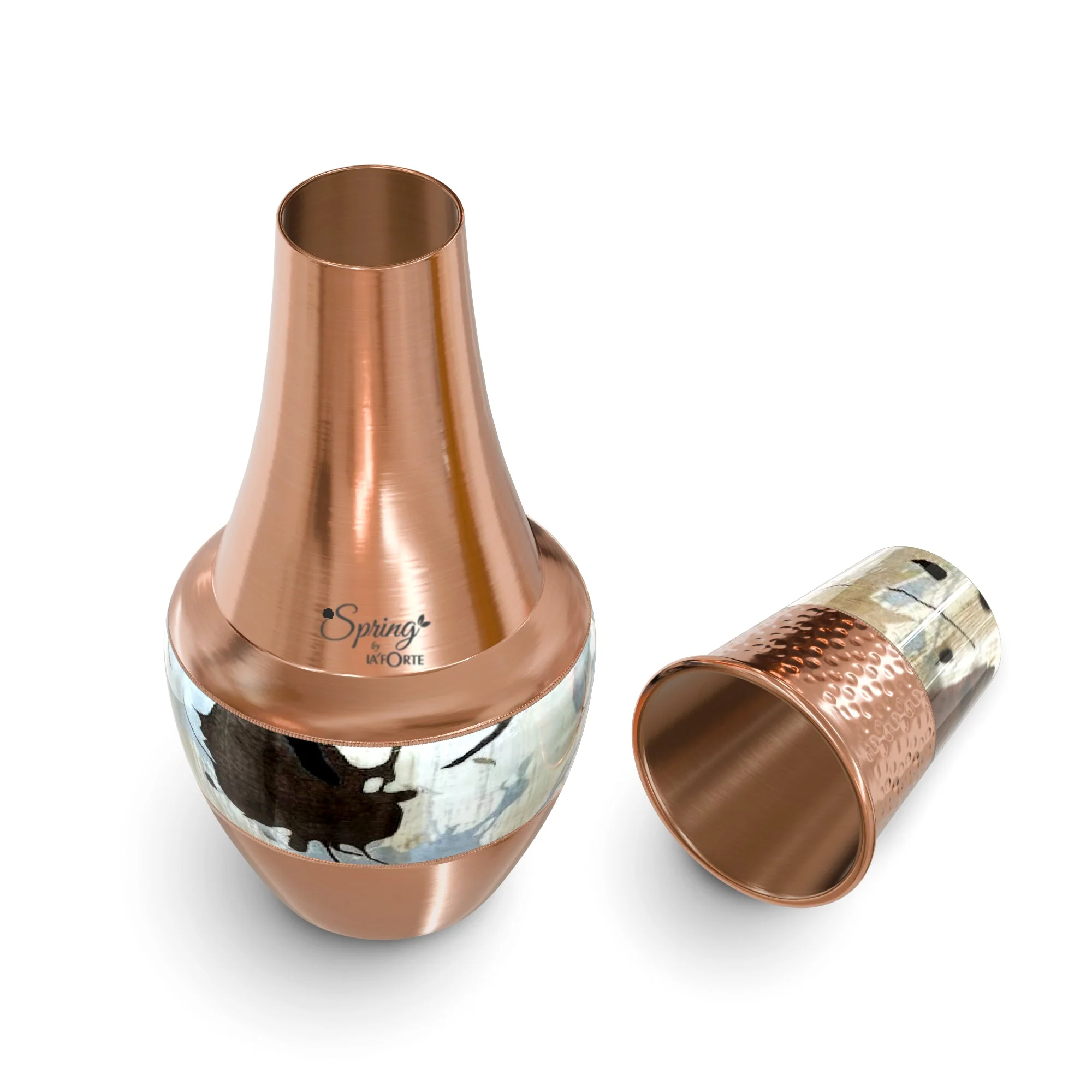 LA'FORTE Copper Bottle Venus Jar 1400 ml (Gold Royal) - Image 4