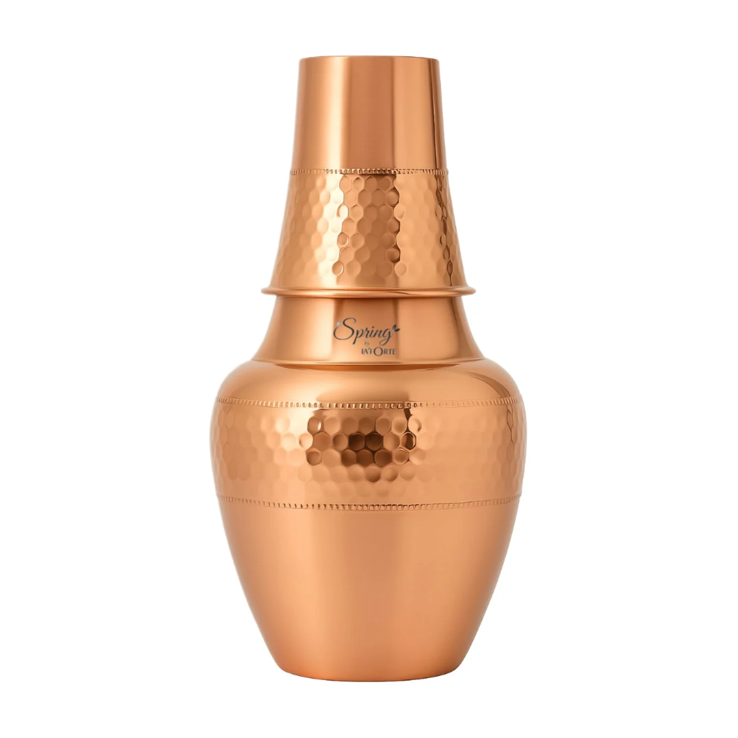 LA'FORTE Copper Bottle Venus Jar 1400 ml (Sea Green) - Image 9
