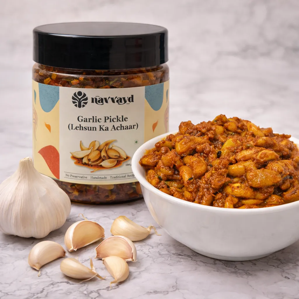 Lahsun ka Achaar | Garlic Pickle - Image 2
