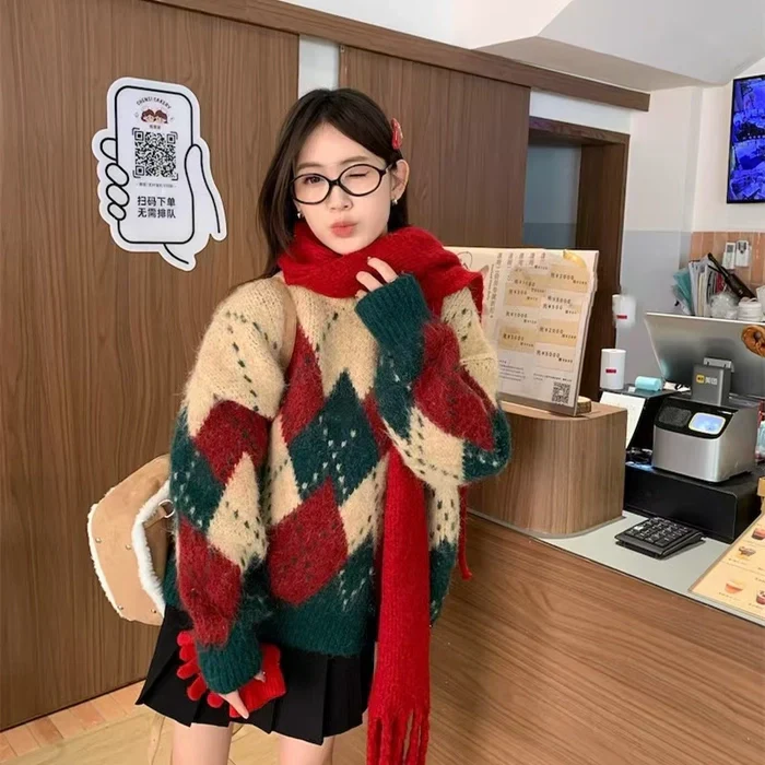 Laima Two Tone Sweater - Image 2