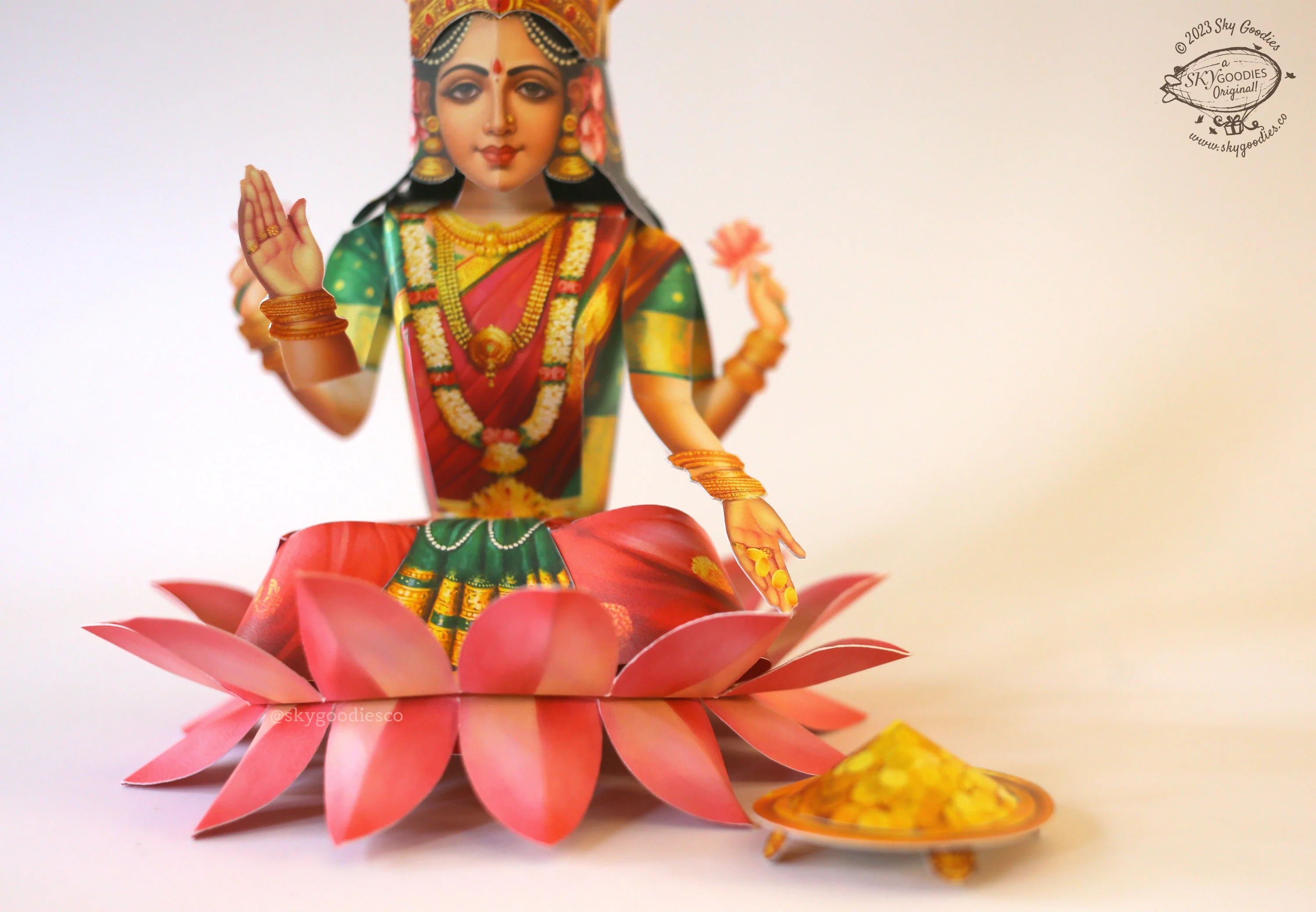 Lakshmi DIY Paper Craft Kit - Image 3