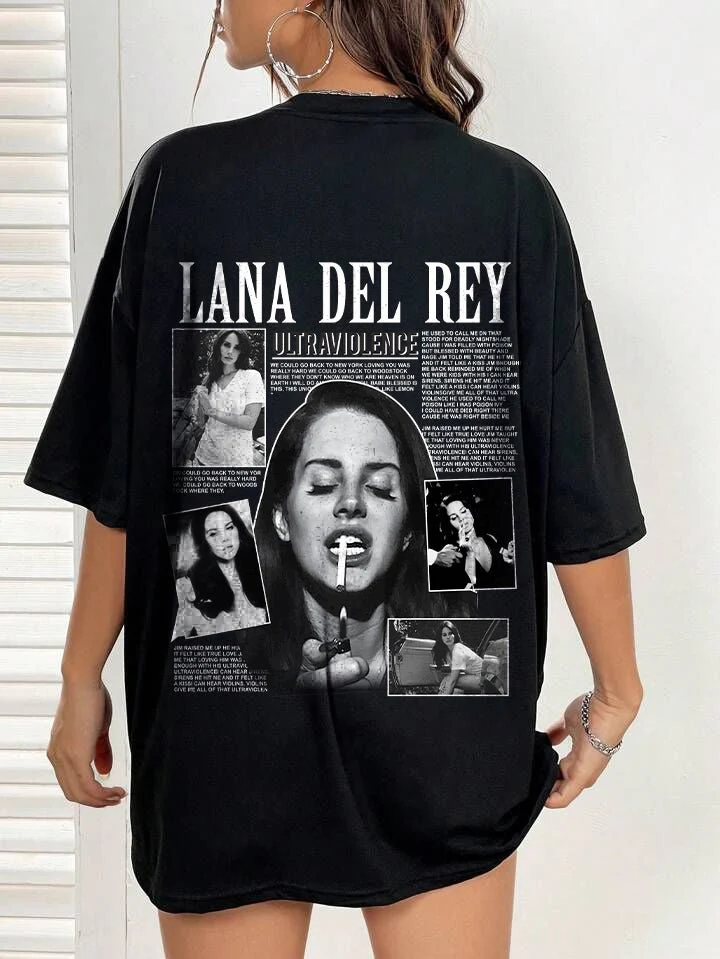 Lana Del Rey Oversize T-Shirt - Image 3