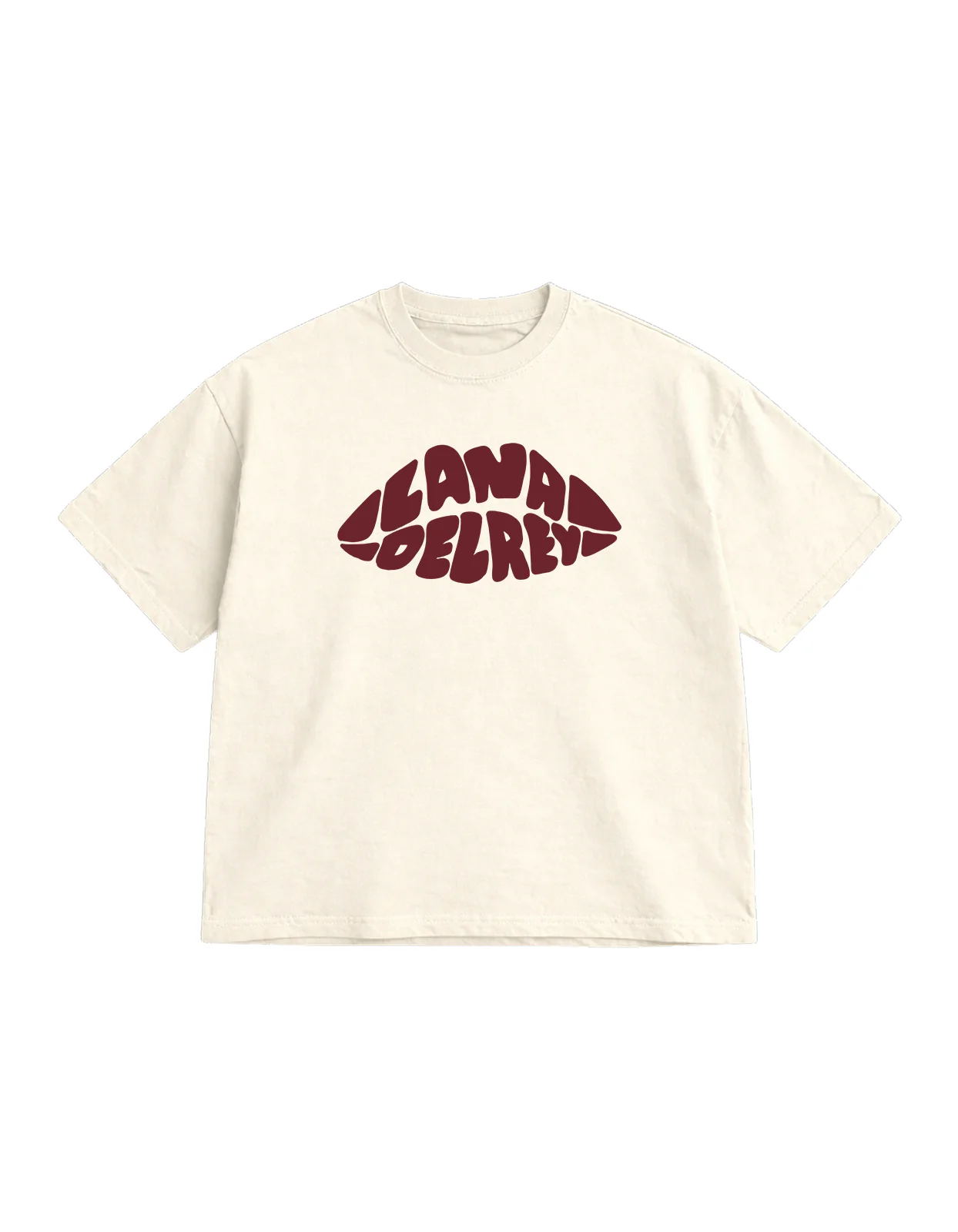 Lana Dey Rey Queen Off-White Oversize T-Shirt - Image 2