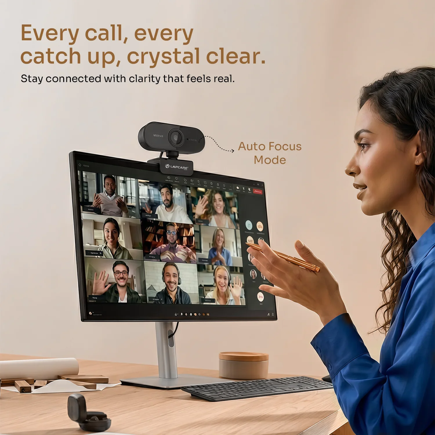 Lapcam 5MP Webcam + Noise Cancel Mic - Image 6