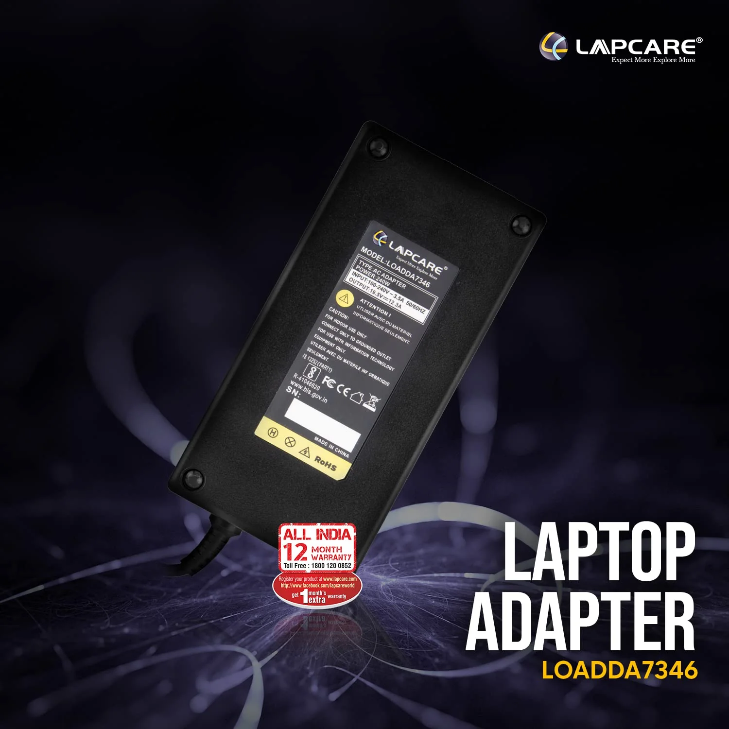 Laptop adaptor Compatible for Dell Alienware 240W 19.5V 12.3A (7.4*5.0mm) - Image 2