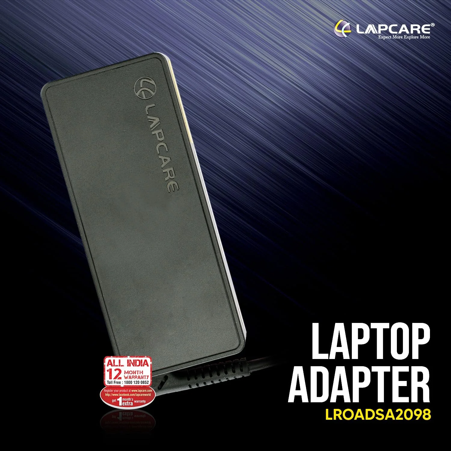 Laptop adaptor Compatible for Samsung 19V/3.16Amp - Image 2
