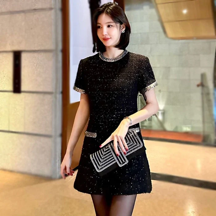 Lara Starry Sheath Dress - Image 3